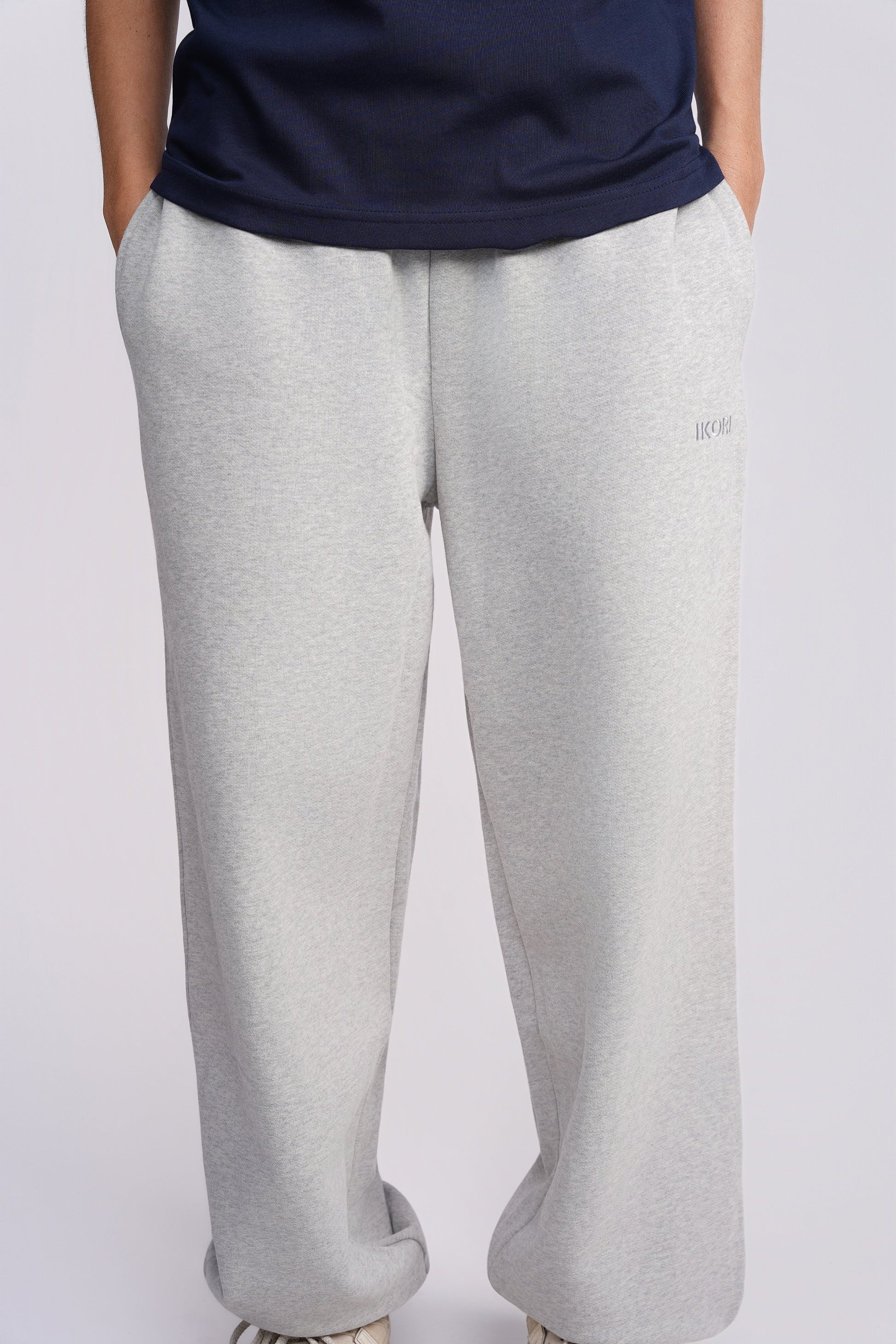 Grey Melange Trackpants